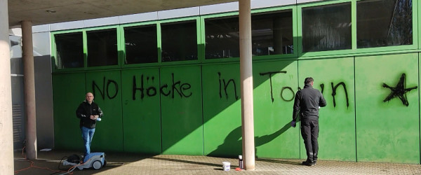 Besch&auml;digungen an Wittumhalle (Quelle: RIK)